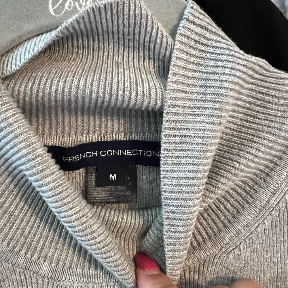 French Connection Grey Knit Maxi Dress - Picture 3 of 3
